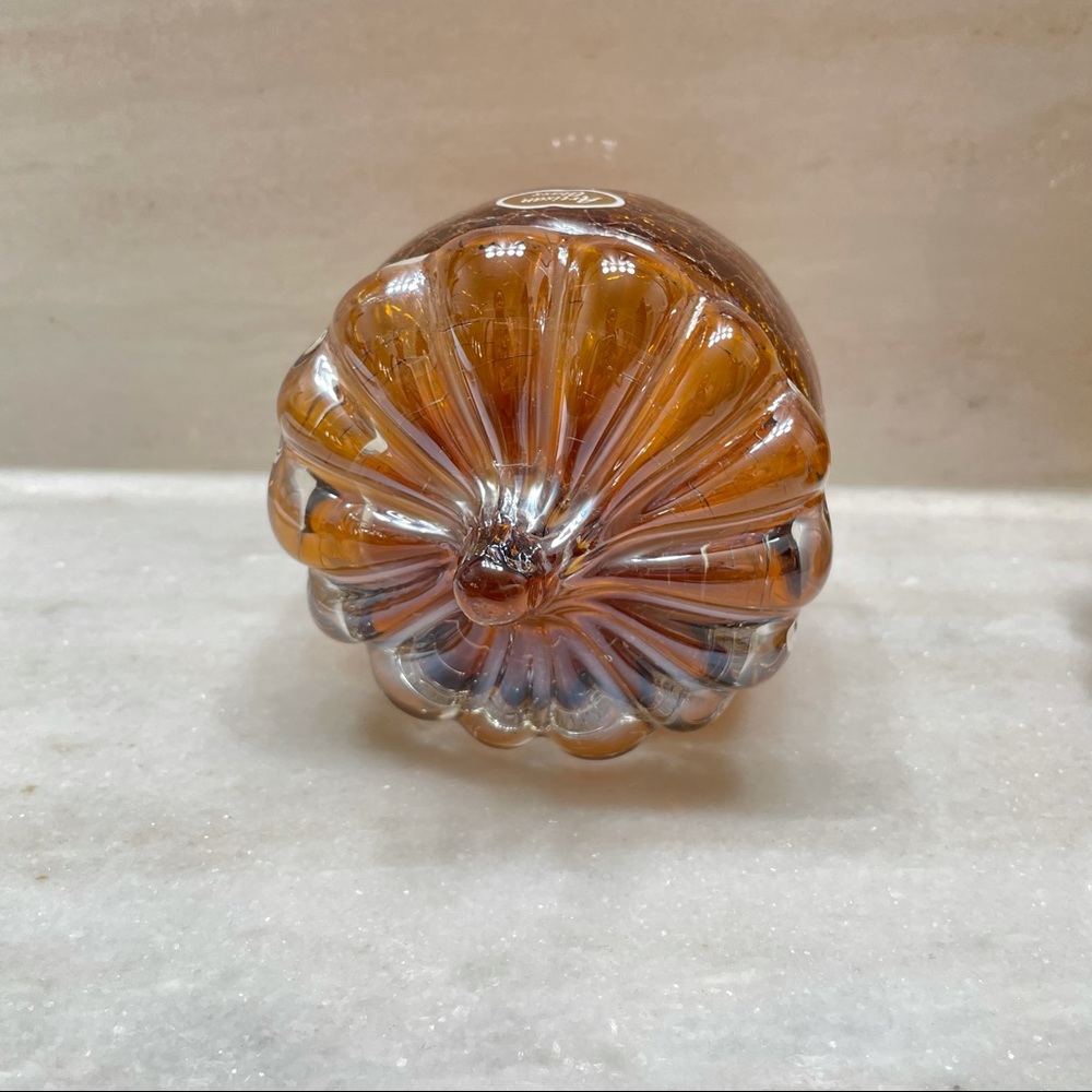 Crackle Glass Chestnut Fall Decor - Picture 6 of 7